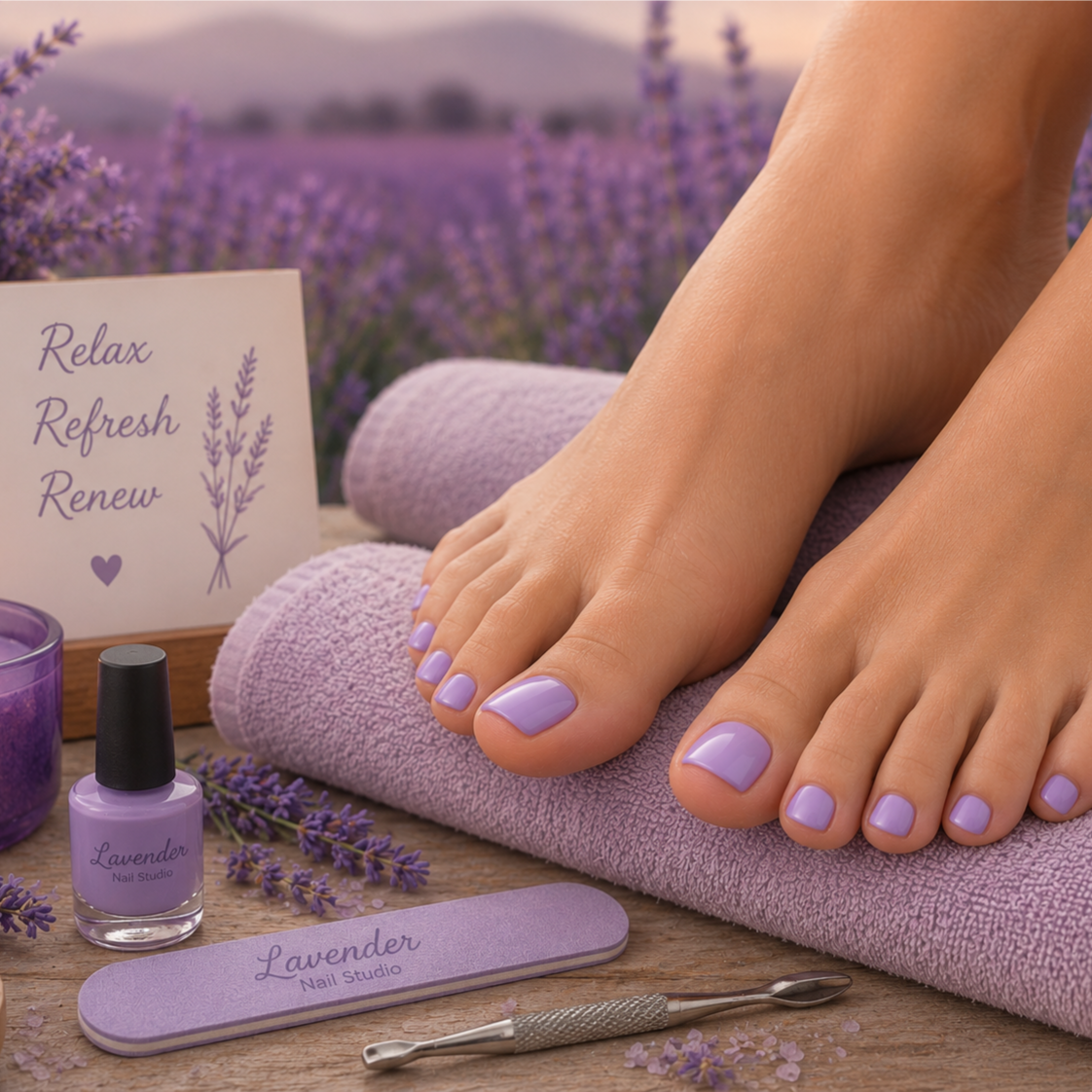 Organic Signature Pedicure at Martin Nails Corner in San Francisco, CA