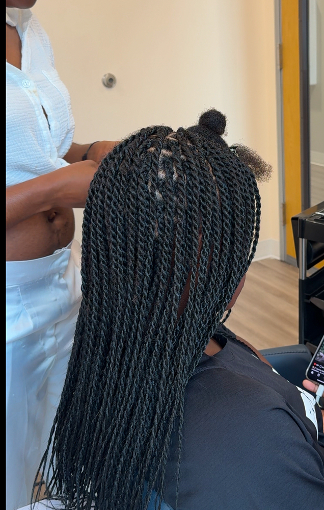 Squared Mid Back Senegalese
