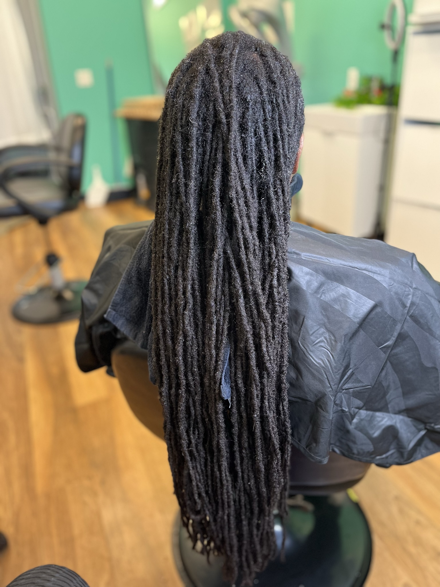 mid back or longer locs