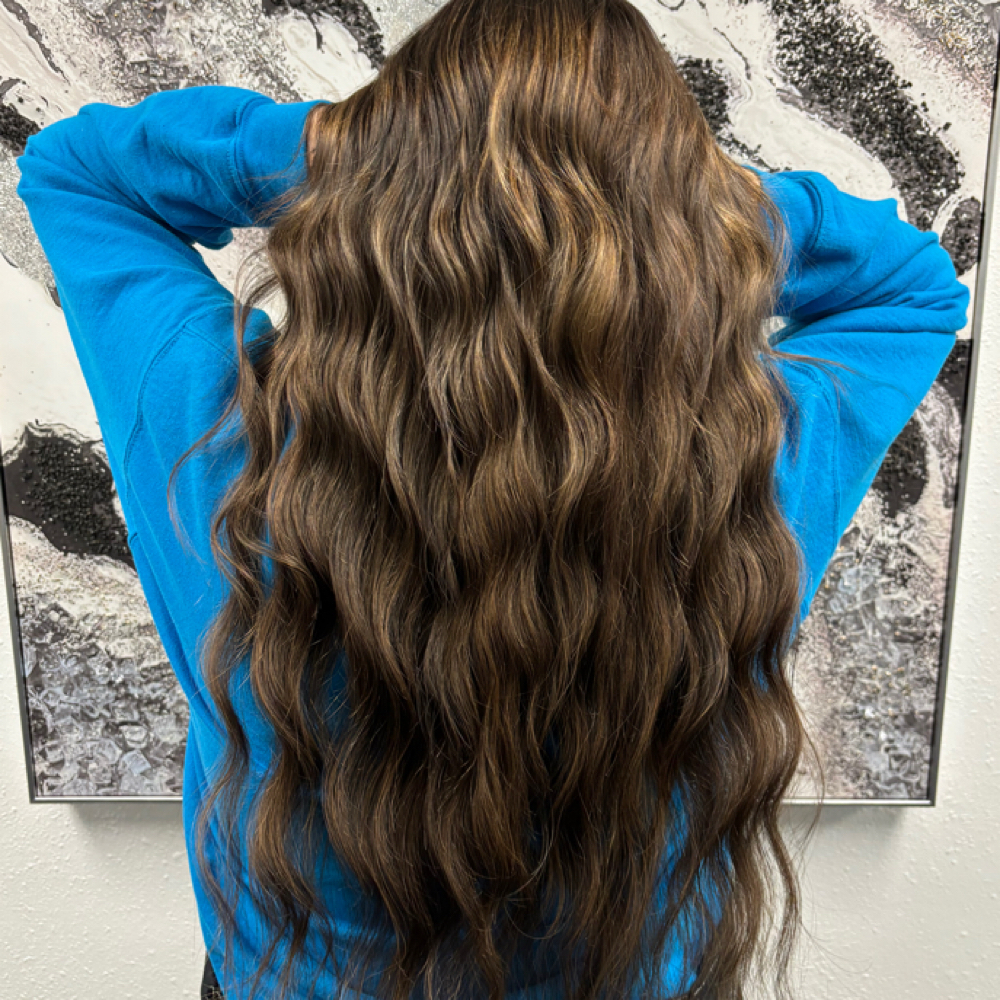 Hair Extenstion Initial Install at Hannah Turner in Evanston, WY
