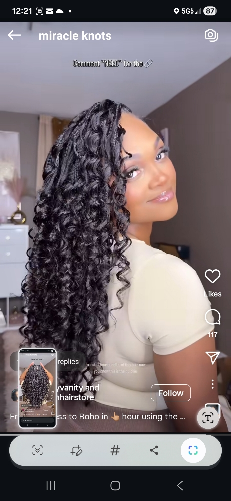 Miracle Knot Braids at ILLSTYLZ LLC in Raeford, NC