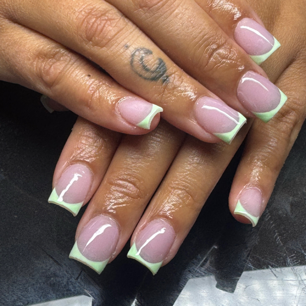 Short Acrylic Fill at Juss Nailss in Henderson, NV
