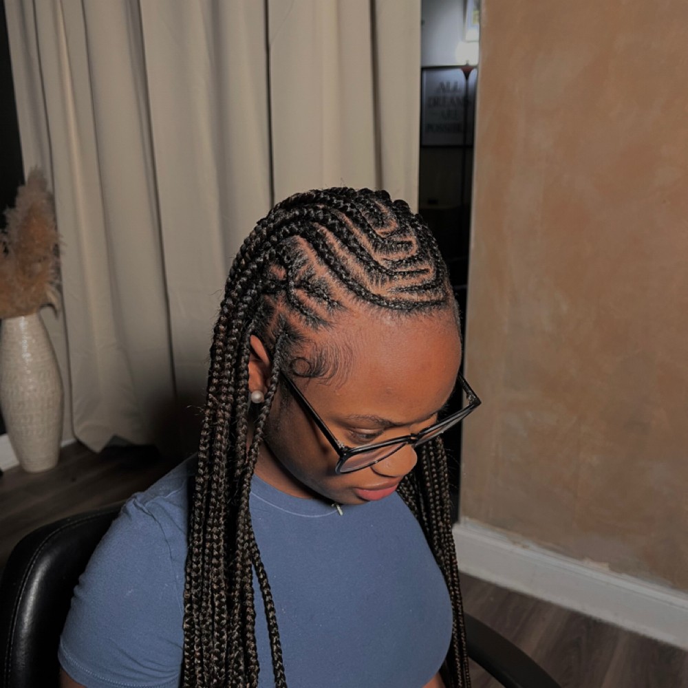 Fulani Braids at Tre Beauty and Braid Bar in Macon, GA