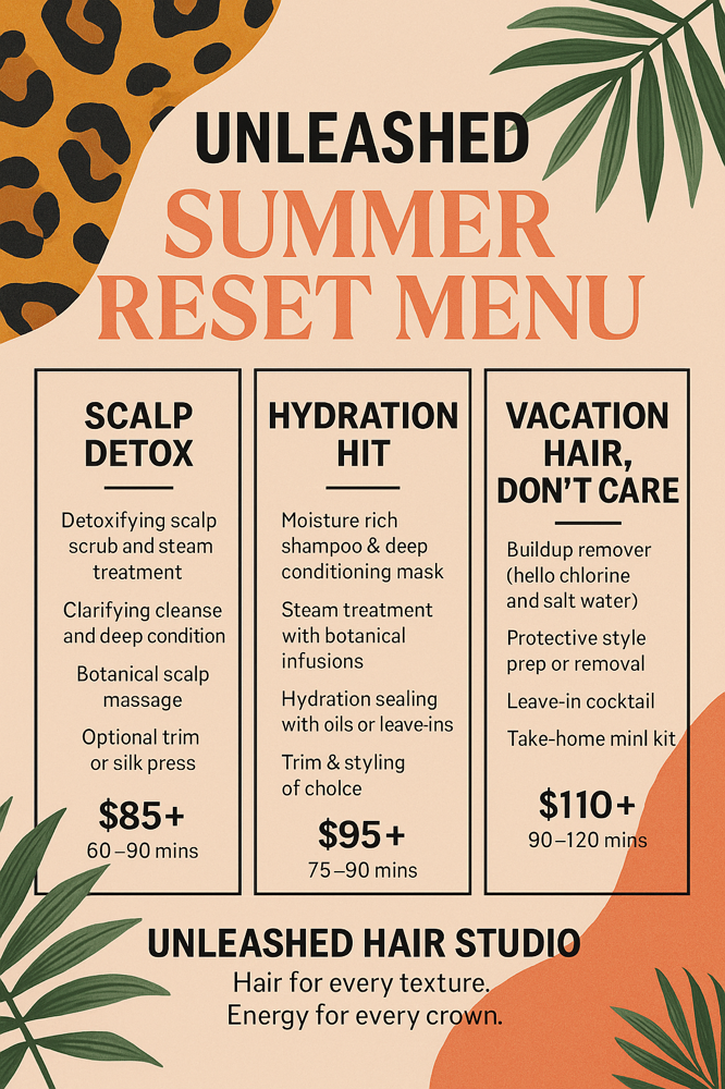 Summer Reset Menu