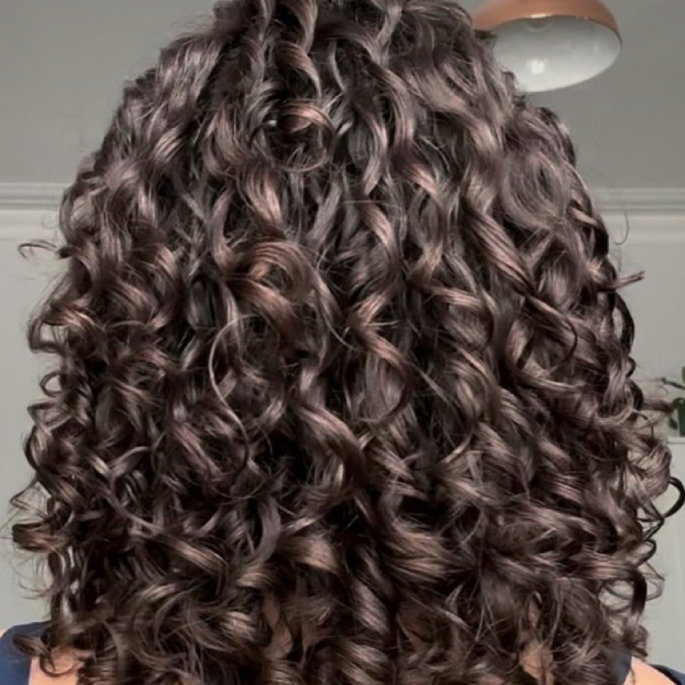Curly Hair Cut at Naes Beauty Bar in West Jordan, UT