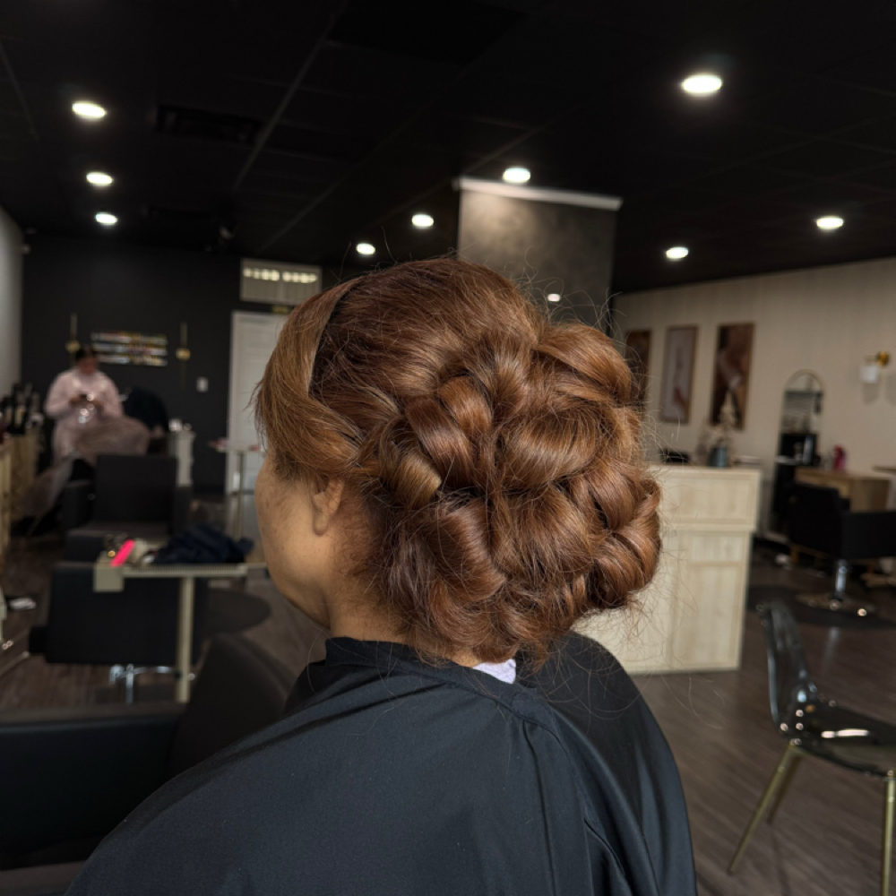 Formal updo at Hair By Ana in Somerset, KY