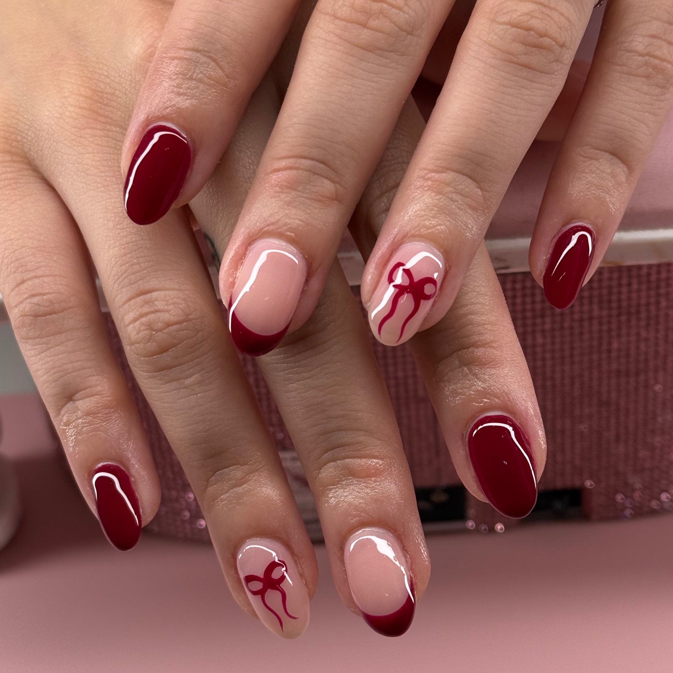 Ruby- structured manicure
