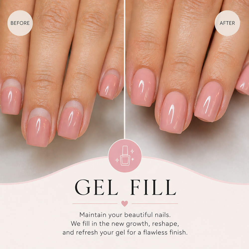 Fill Gel at Bella Nail Spa in Aurora, IL