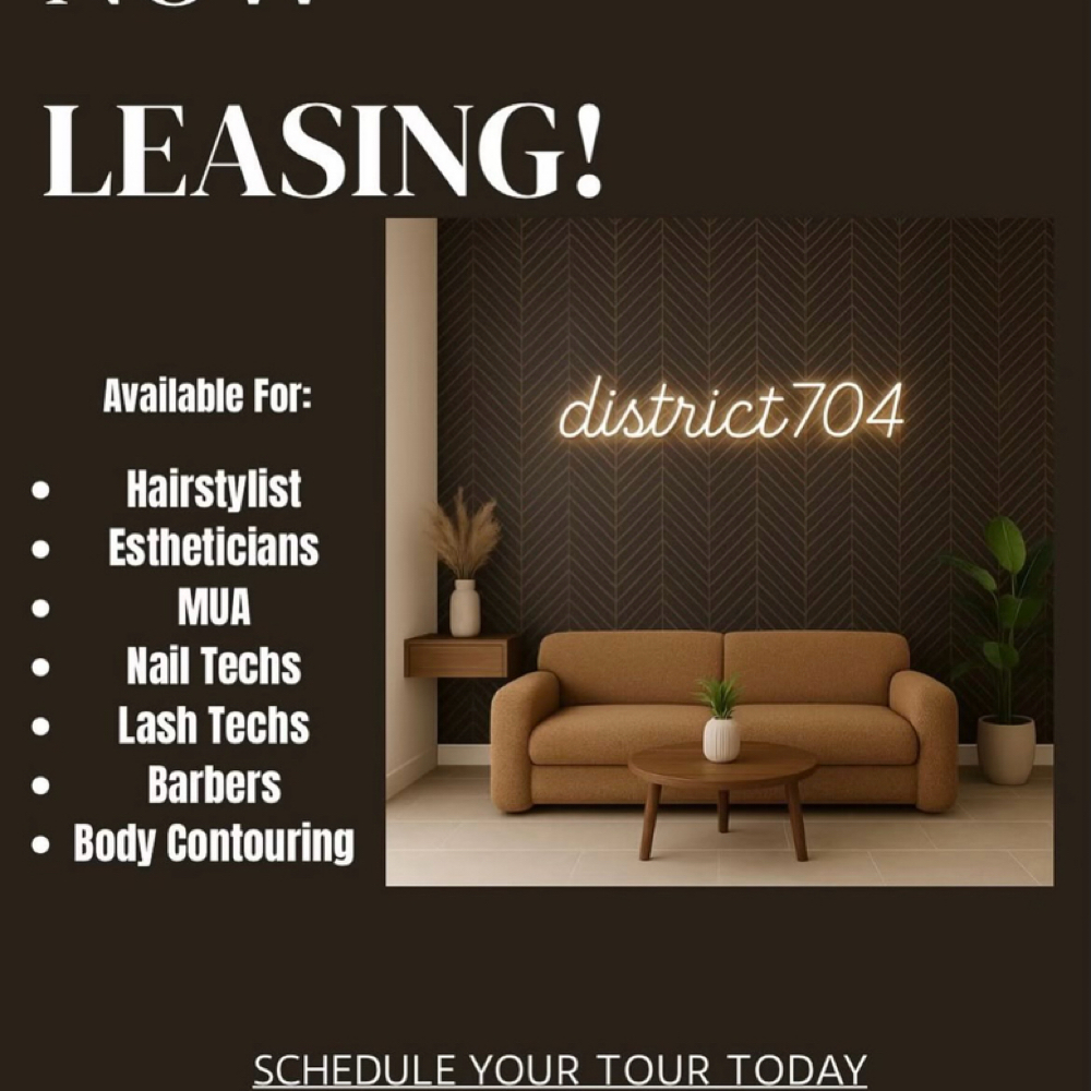 Monthly Rental at District 704 Salon Suites in Charlotte, NC