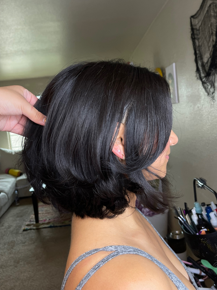 Bob Hair Cut (With Or W/o Layers)