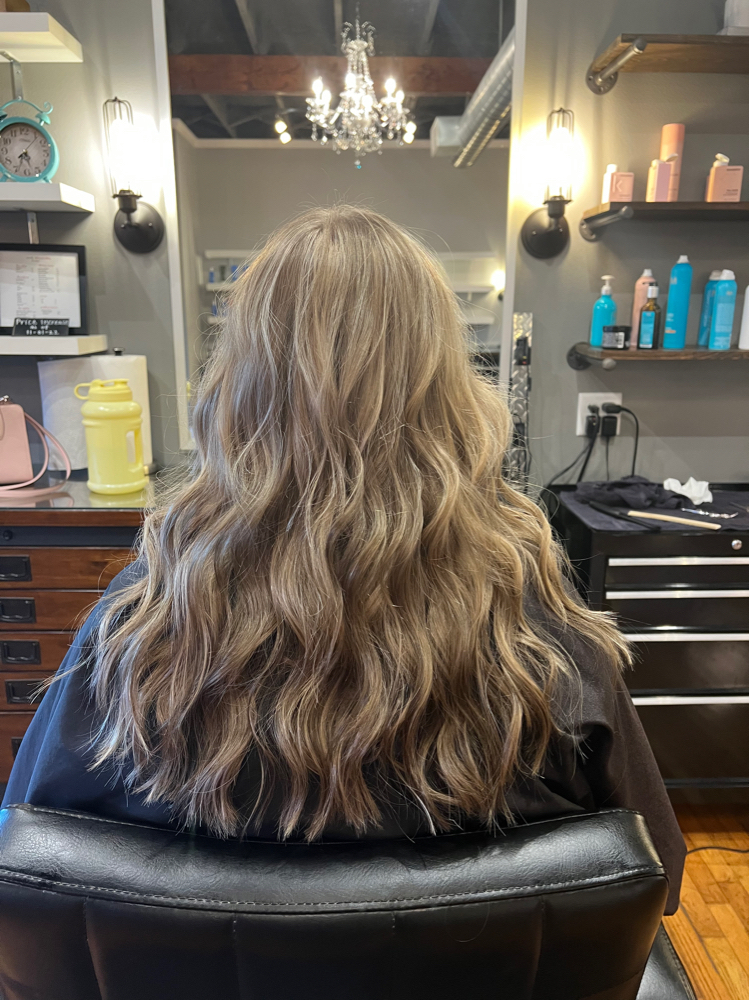Blow dry/heat style