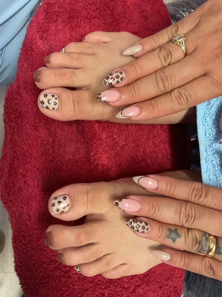 Acrylic Toes Full Set