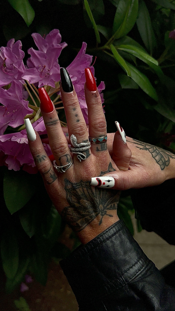 Gel-X Fullset ~ Long Coffin
