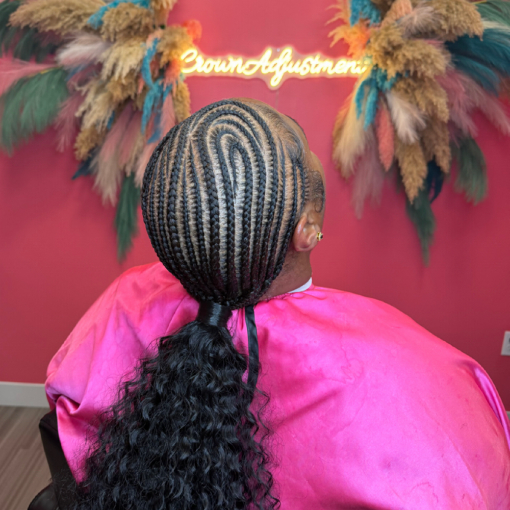 Goddess Braided Pontail at Crown Adjustment in Tallahassee, FL