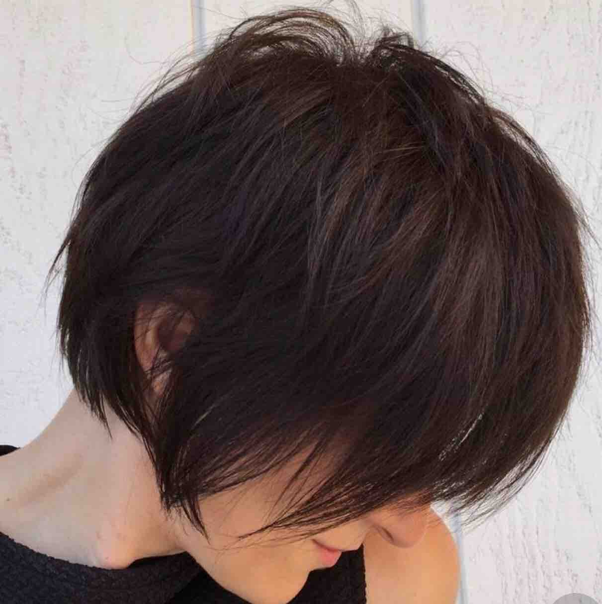 Short Hair All Over Color
