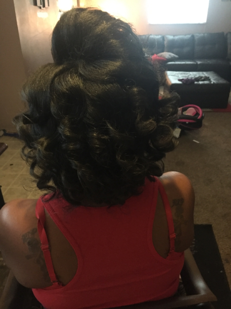 Flat Iron Curls