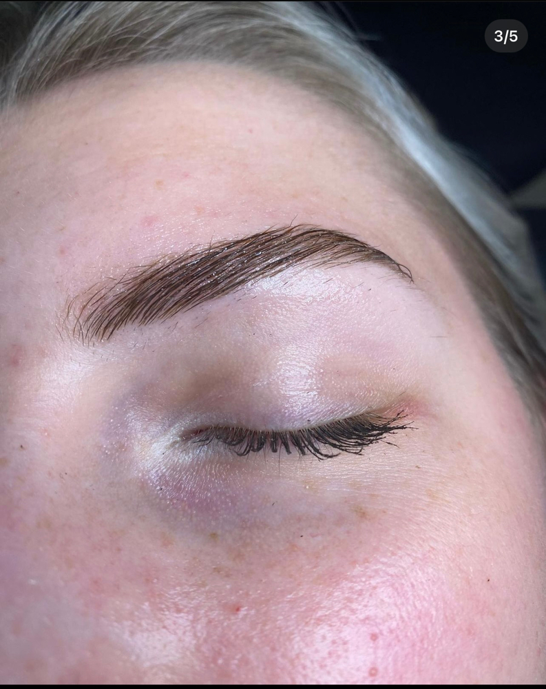 Brow tint and Lamination