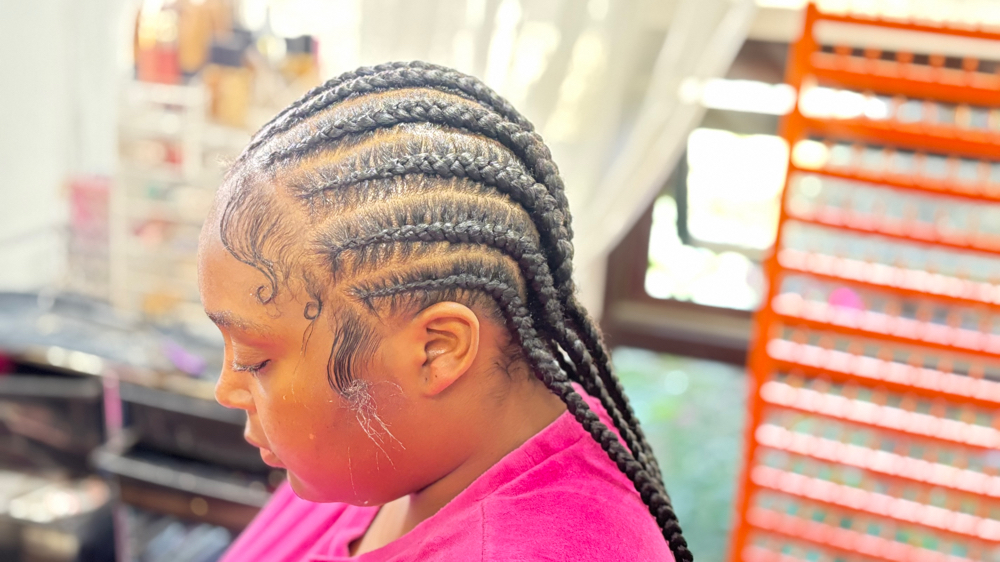 Straight Back Braids at Suggs House Of Beauty in San Leandro, CA