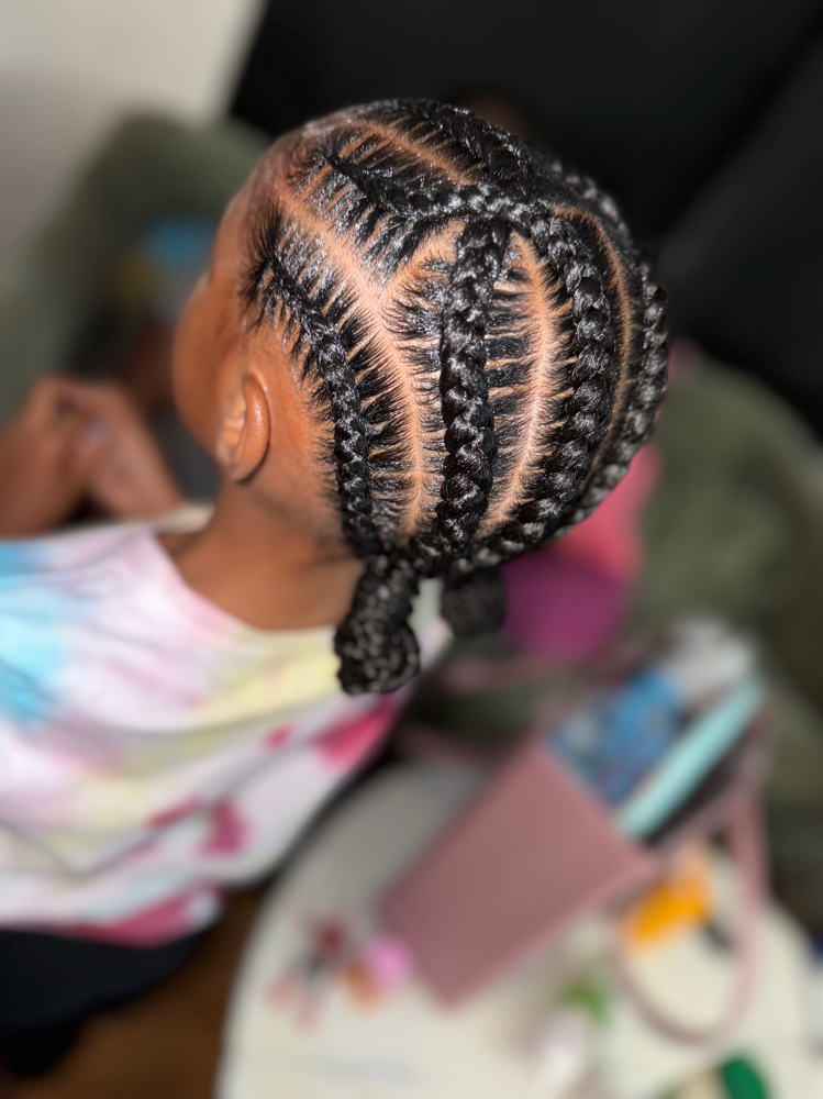 Kids Stitch Braids at Anointed Hands Braids By Ty in Mesquite, TX