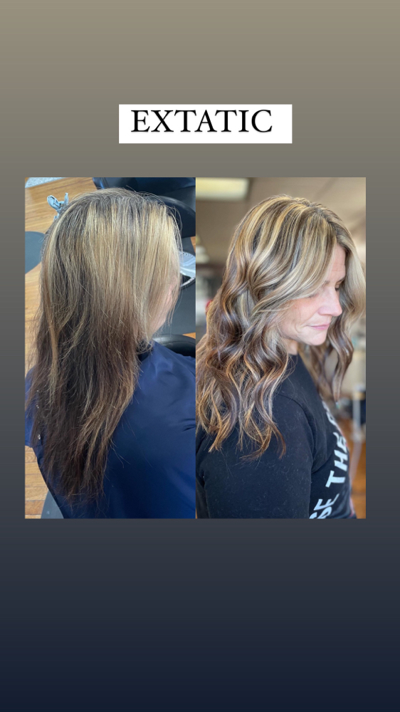 Root Retouch & Haircut