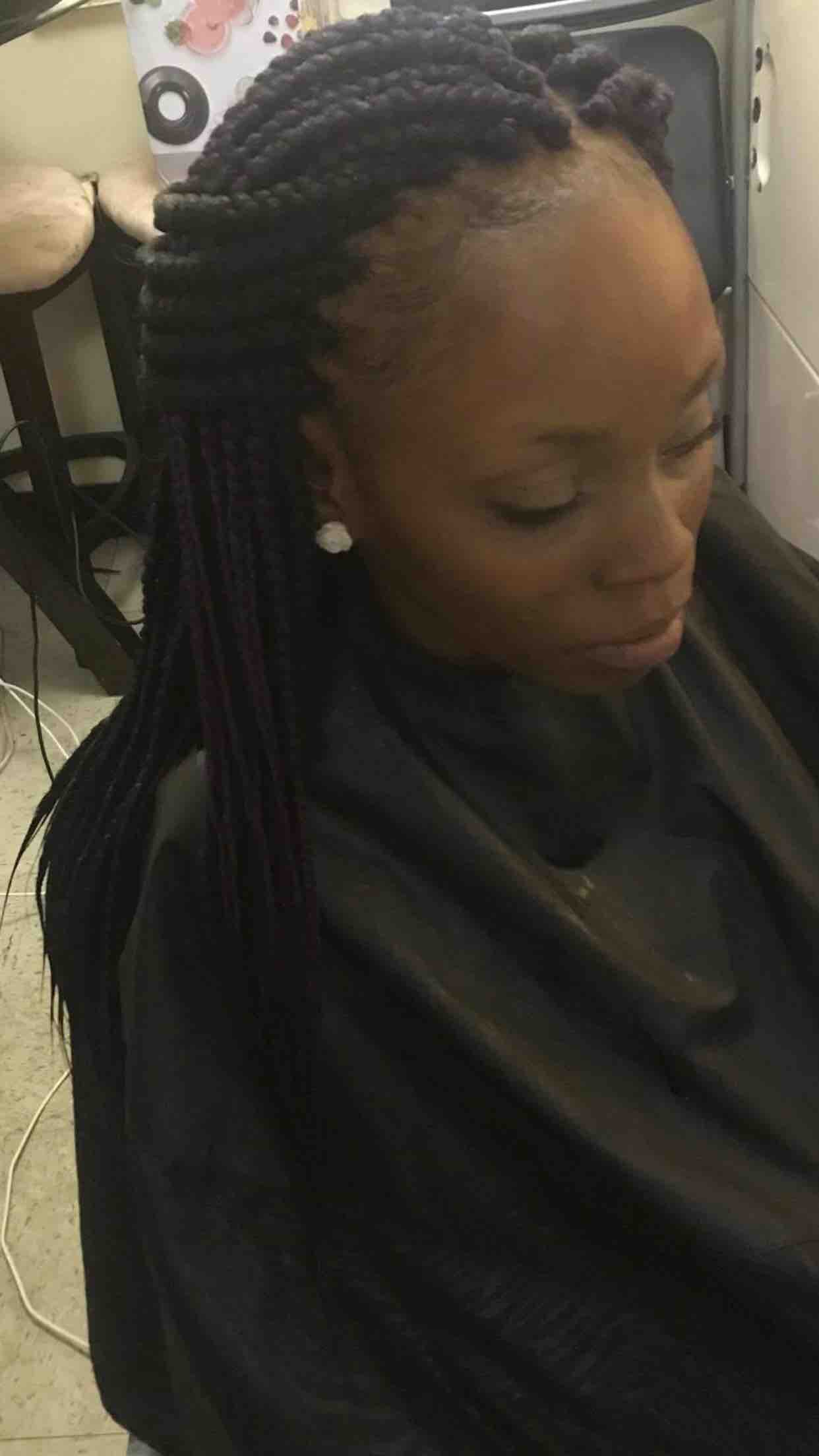 Medium Box Braids