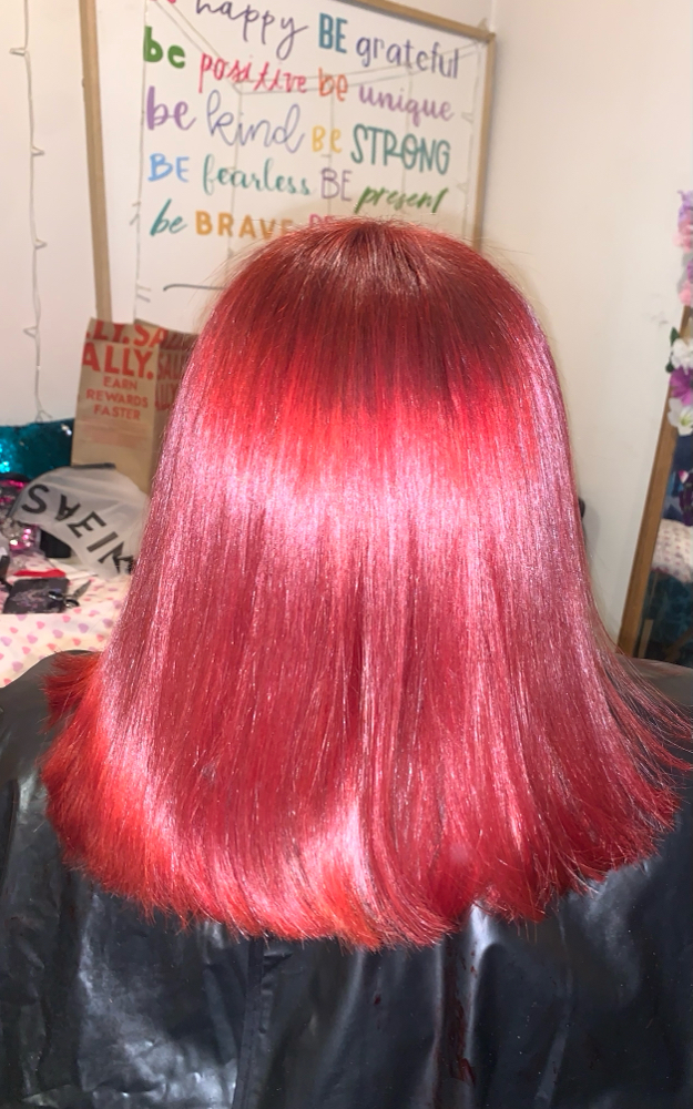 All Over Hair Color