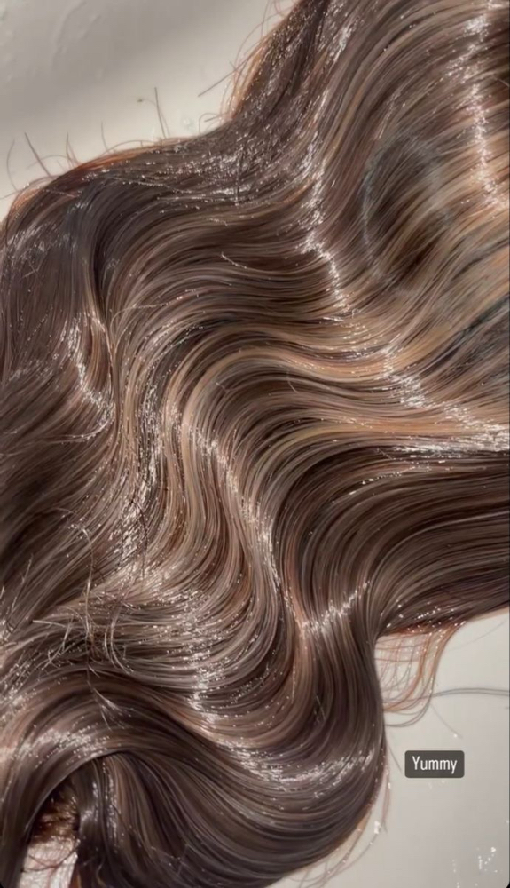 balayage + lowlights