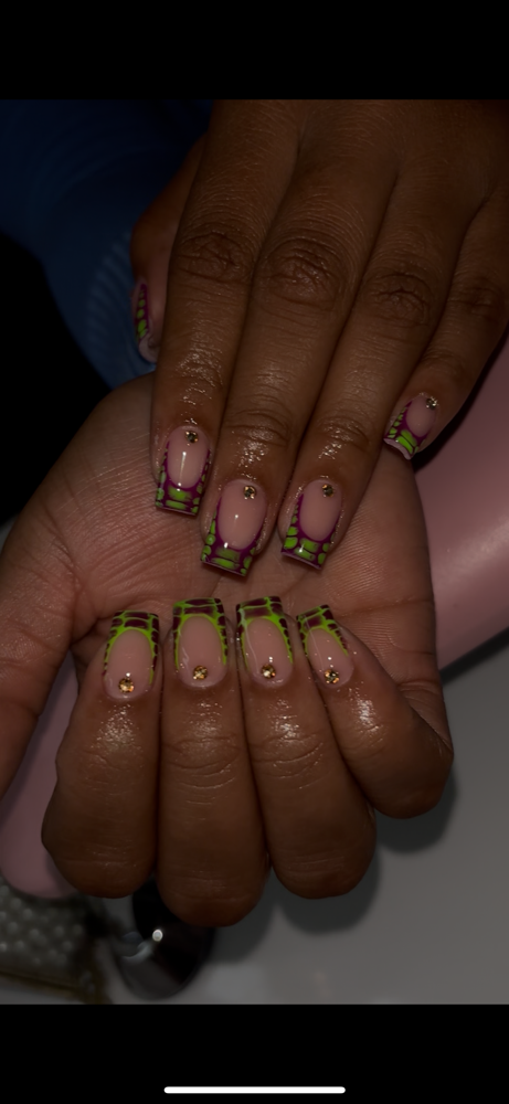Acrylic Overlay at Divine Tips by Trin in Rosedale, MD