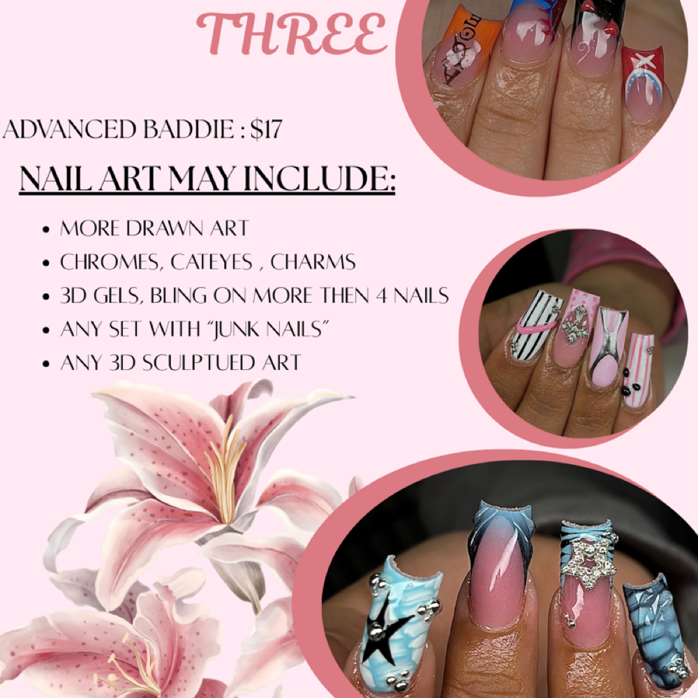 Tier 3 design (select with length at NailsbyNieceeyy in Maugansville, MD