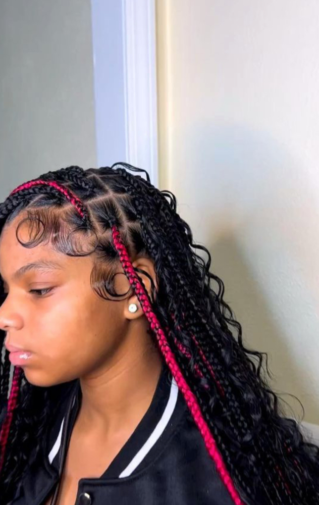 Boho Medium Knotless at GBP HAIR in Southfield, MI