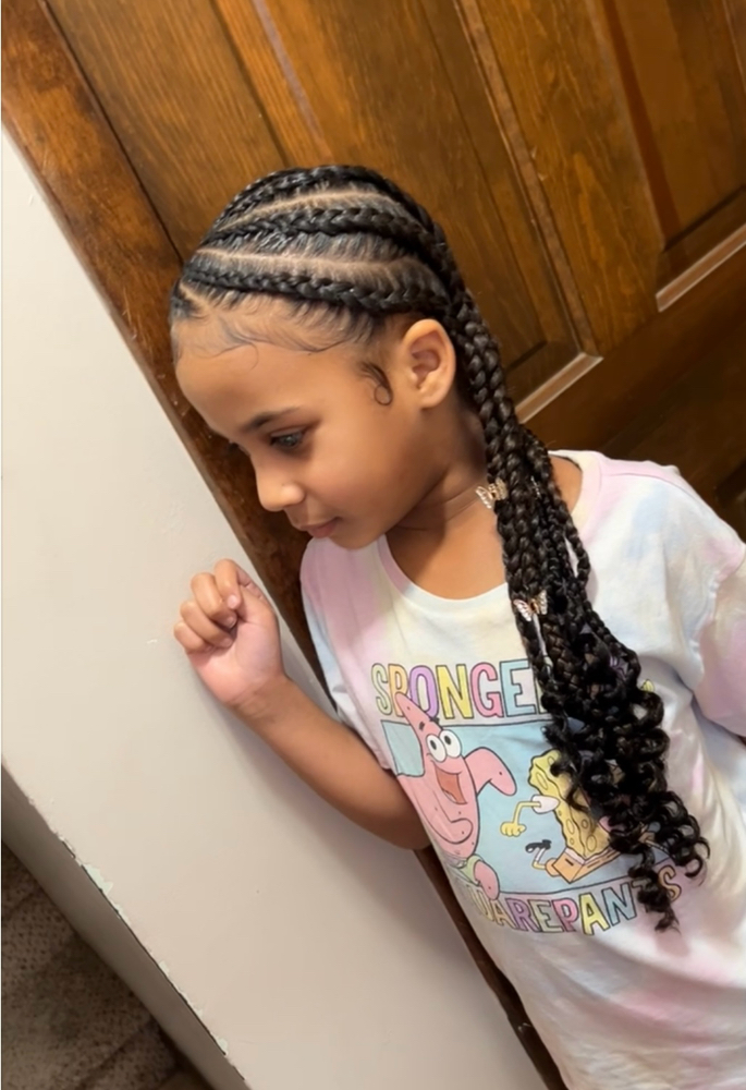Large Feed-in Braids
