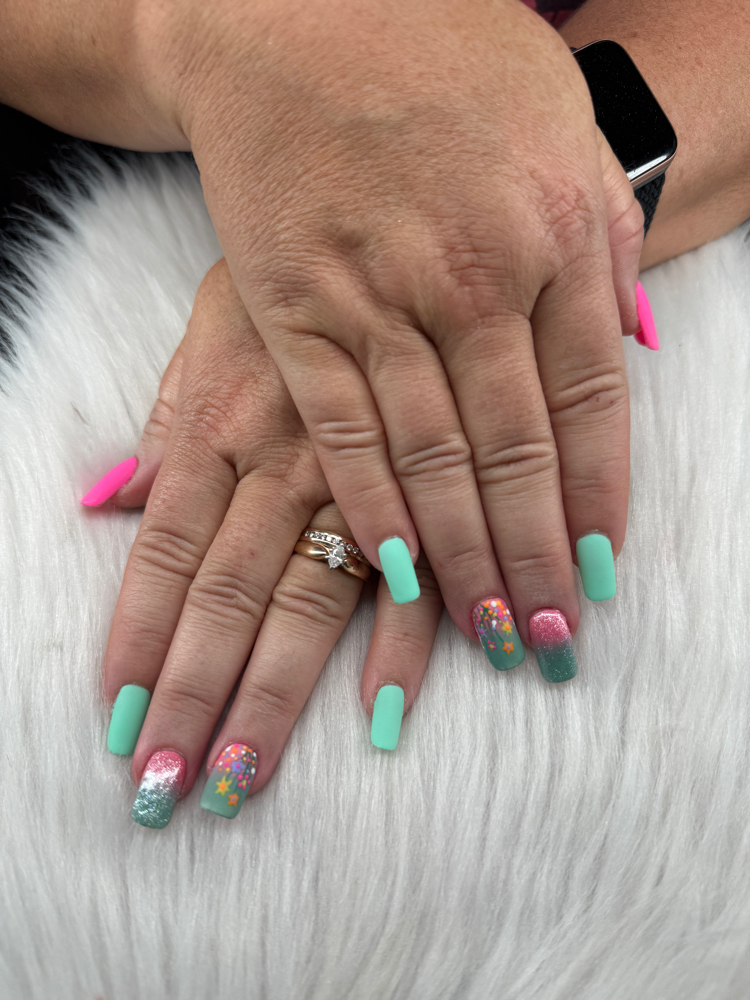 Ombre/Aura/Airbrush Nail at Groovy Nails in Frankfort, IN