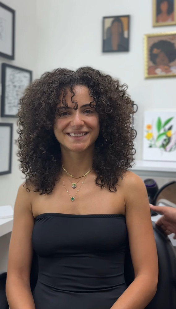 Curly Express Cut at Radiantly Curly Studio in Redwood City, CA