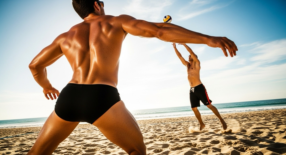 Men Buttocks Strip