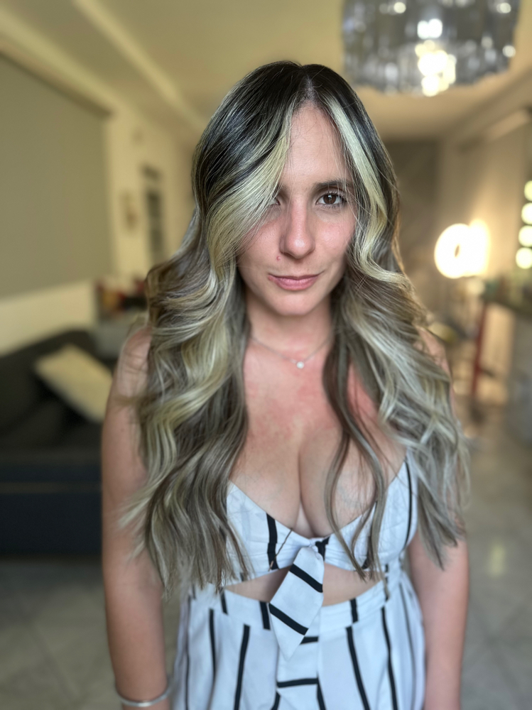 Face Frame Technique Balayage