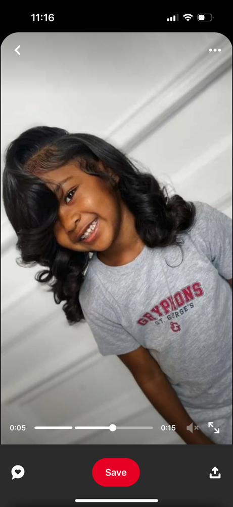 Natural Sew Ins Kids & Pre•teen