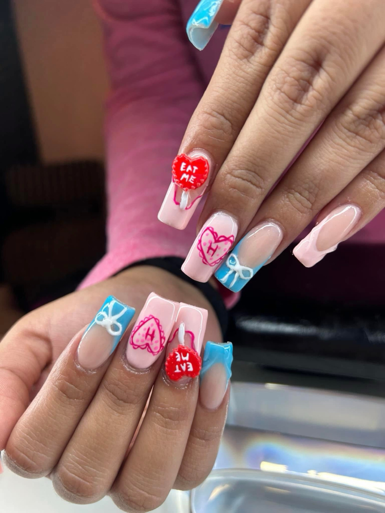 Medium Acrylics With Design