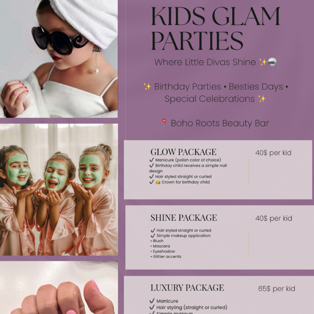 Kids Glam Party/Special Event at Beauty By Hope Gline in Hebron, KY