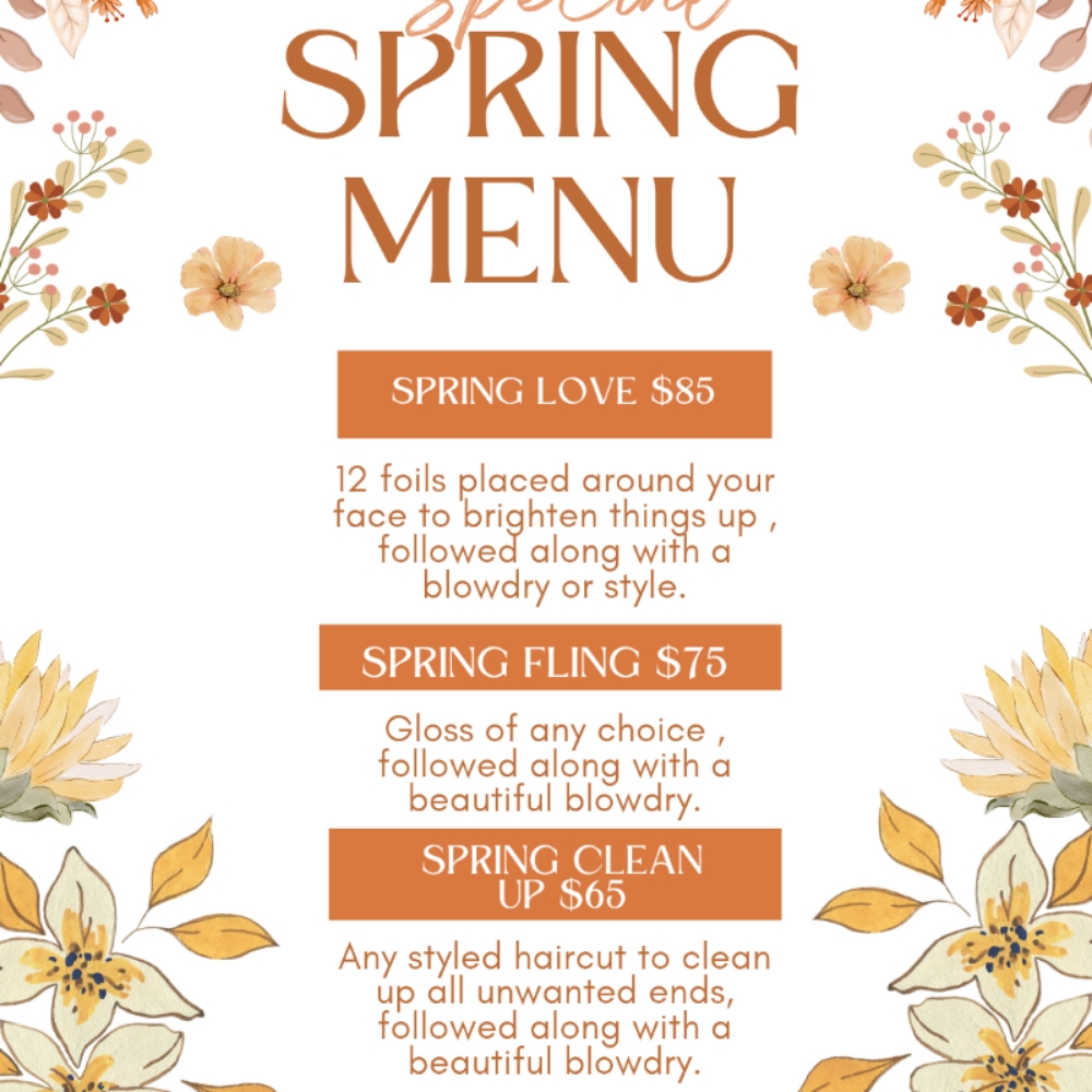 Spring Love at Danielas Lovely Stylez in Scottsdale, AZ