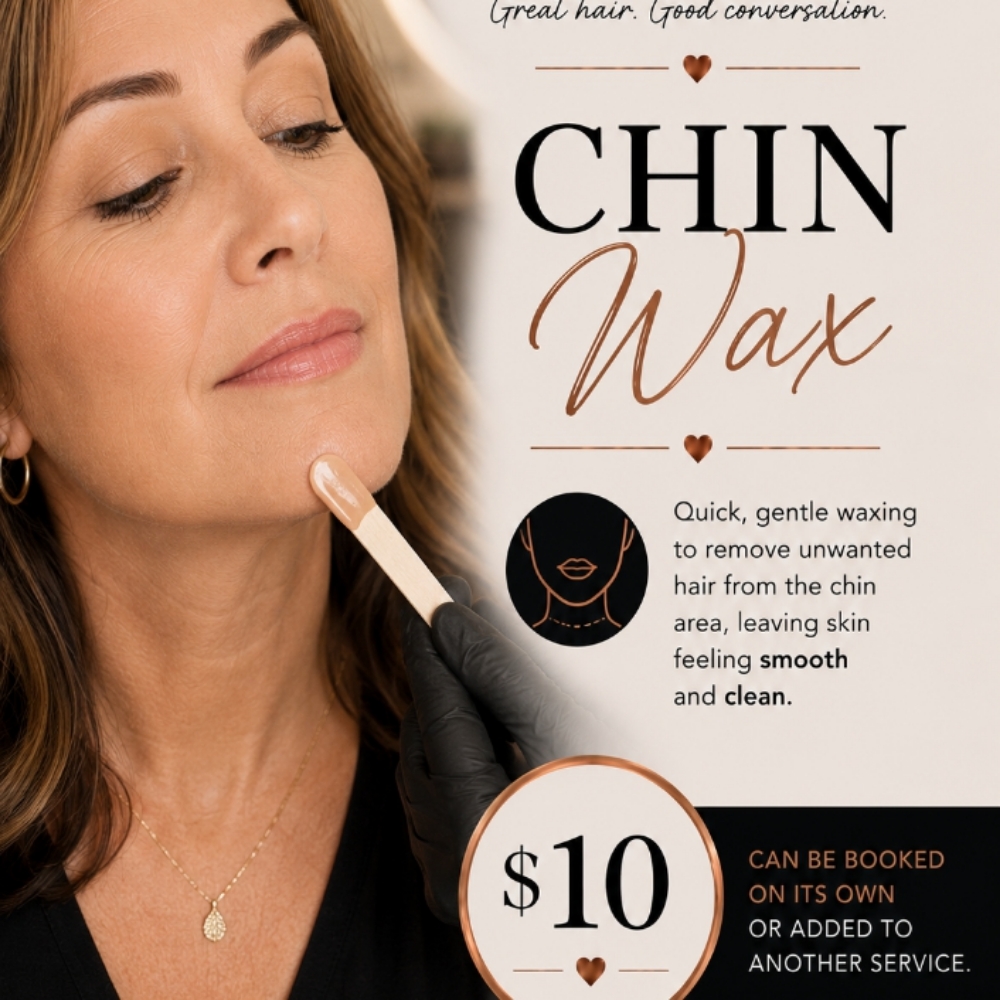 Chin Wax at Zensational Salon in The Dalles, OR