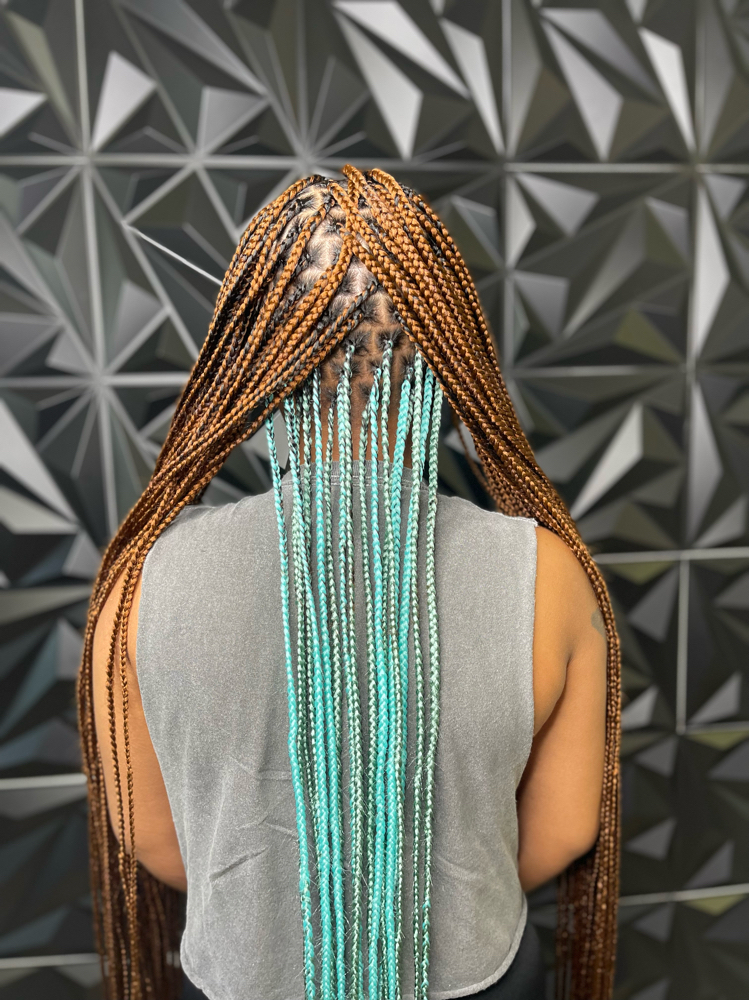 Extra Small Knotless Braids