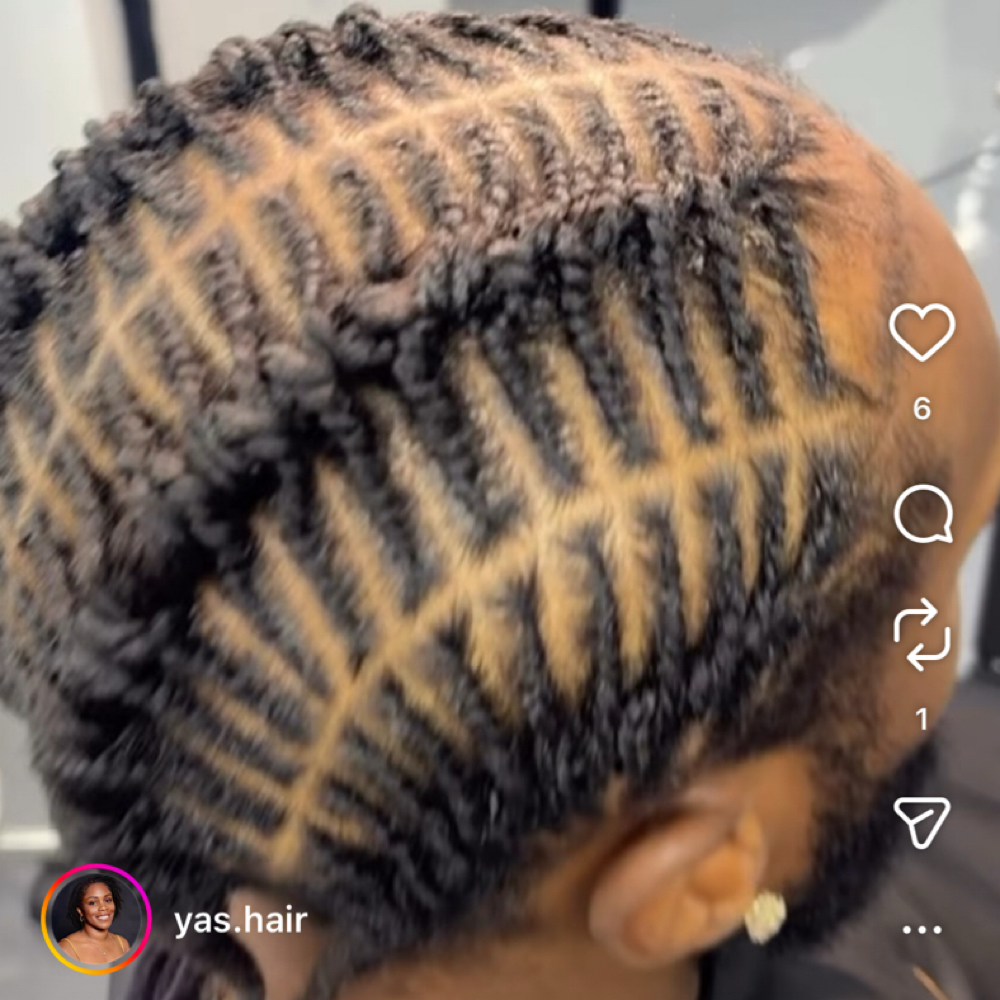 Barrel Twist at Yas Hair Studio in Los Angeles, CA
