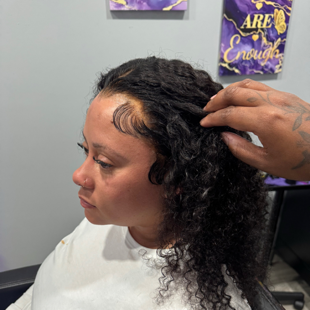 Wig Install at Meili by J in Wilmington, NC