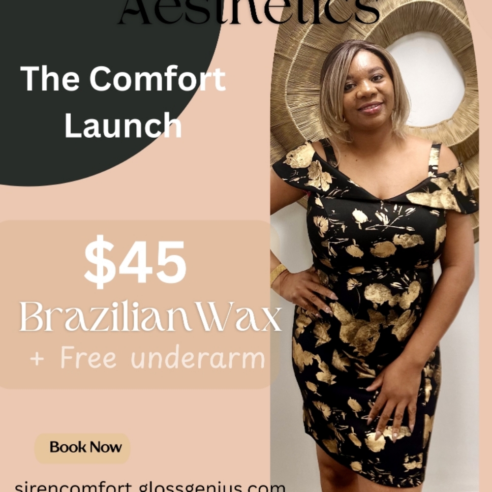 Brazilian Wax + Free Underarm $45 at The Siren Comfort Aesthetics in Atlanta, GA