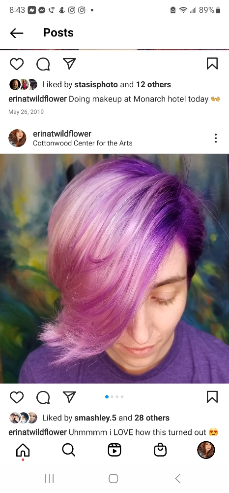 Fairy Hair (Hair Tinsel) at Wildflower Salon in Colorado Springs, CO