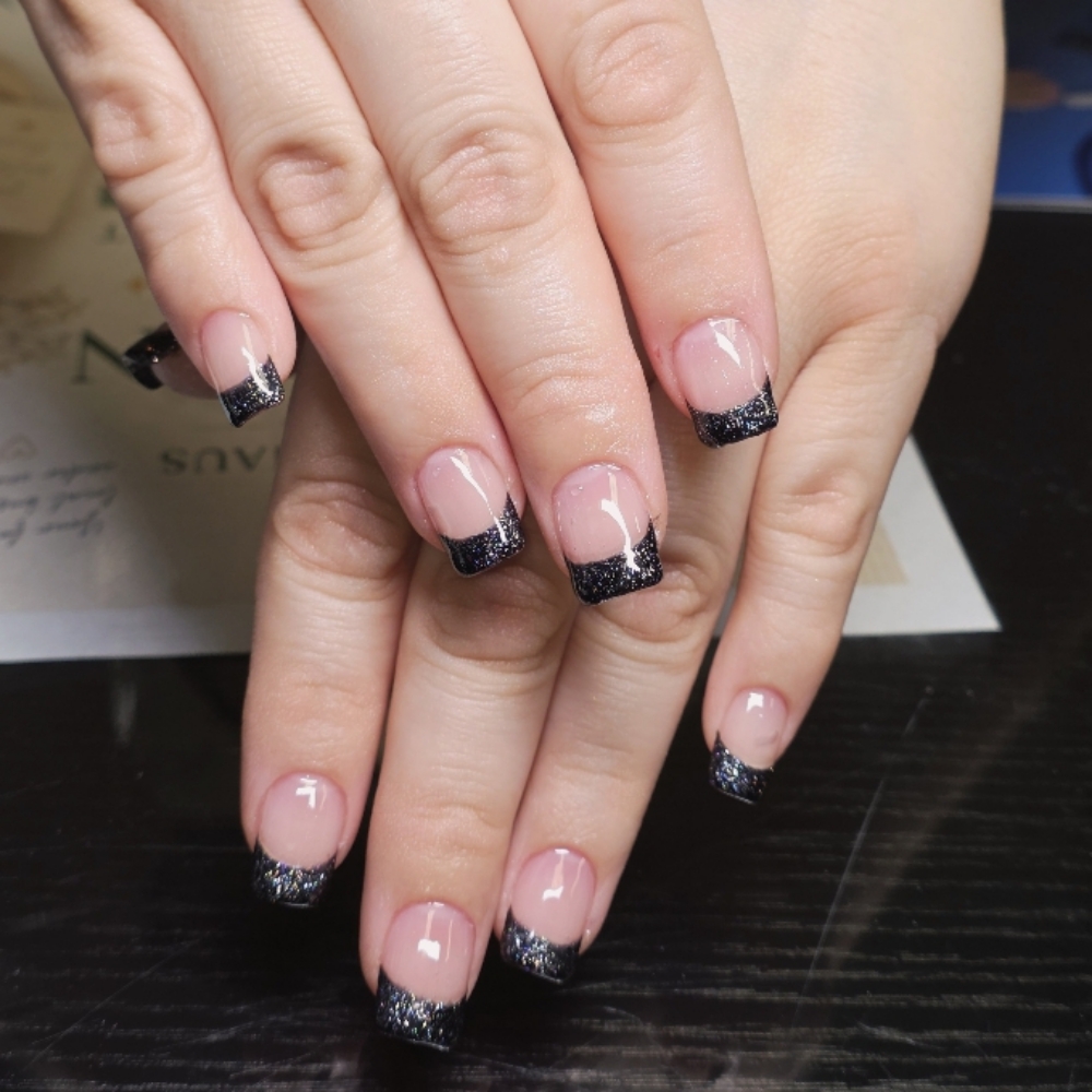 🌙Add French Tips🌙 at Bats&Bubbles Nail Bar in San Antonio, TX