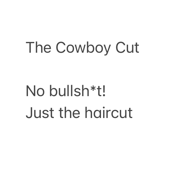 The Cowboy Cut