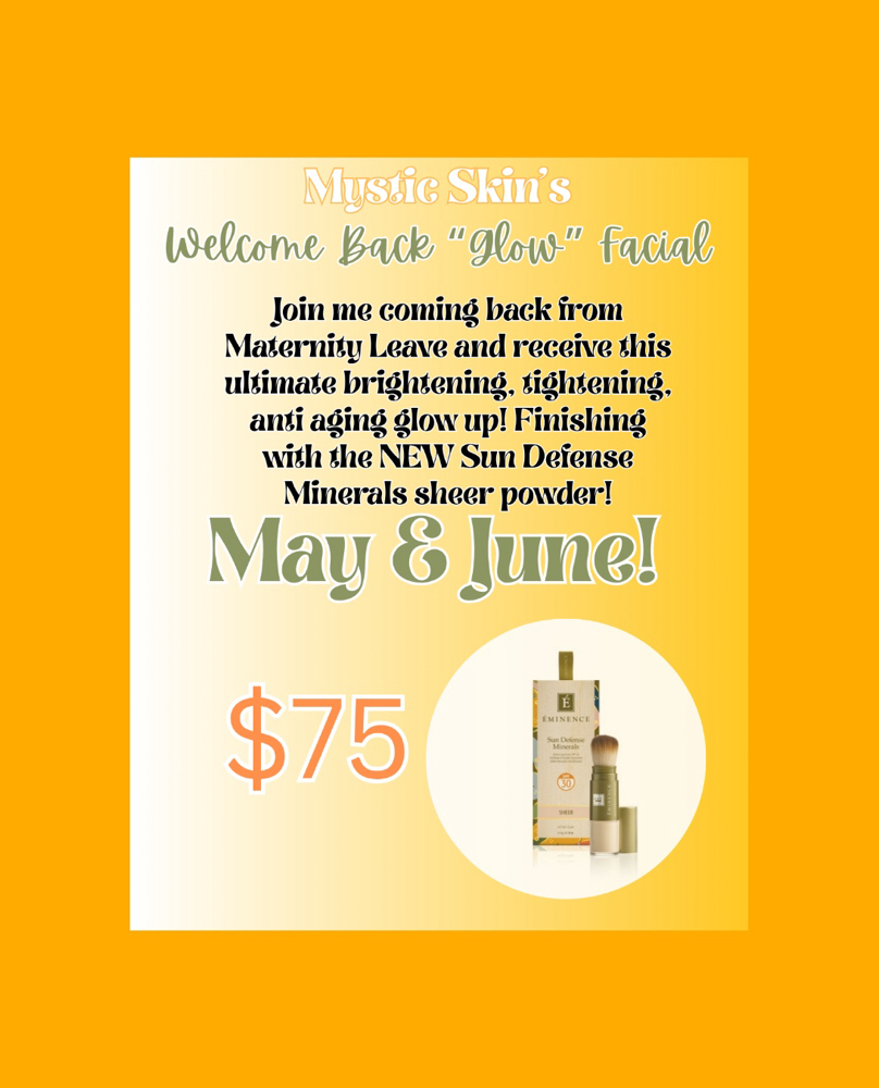 Welcome Back Glow Facial