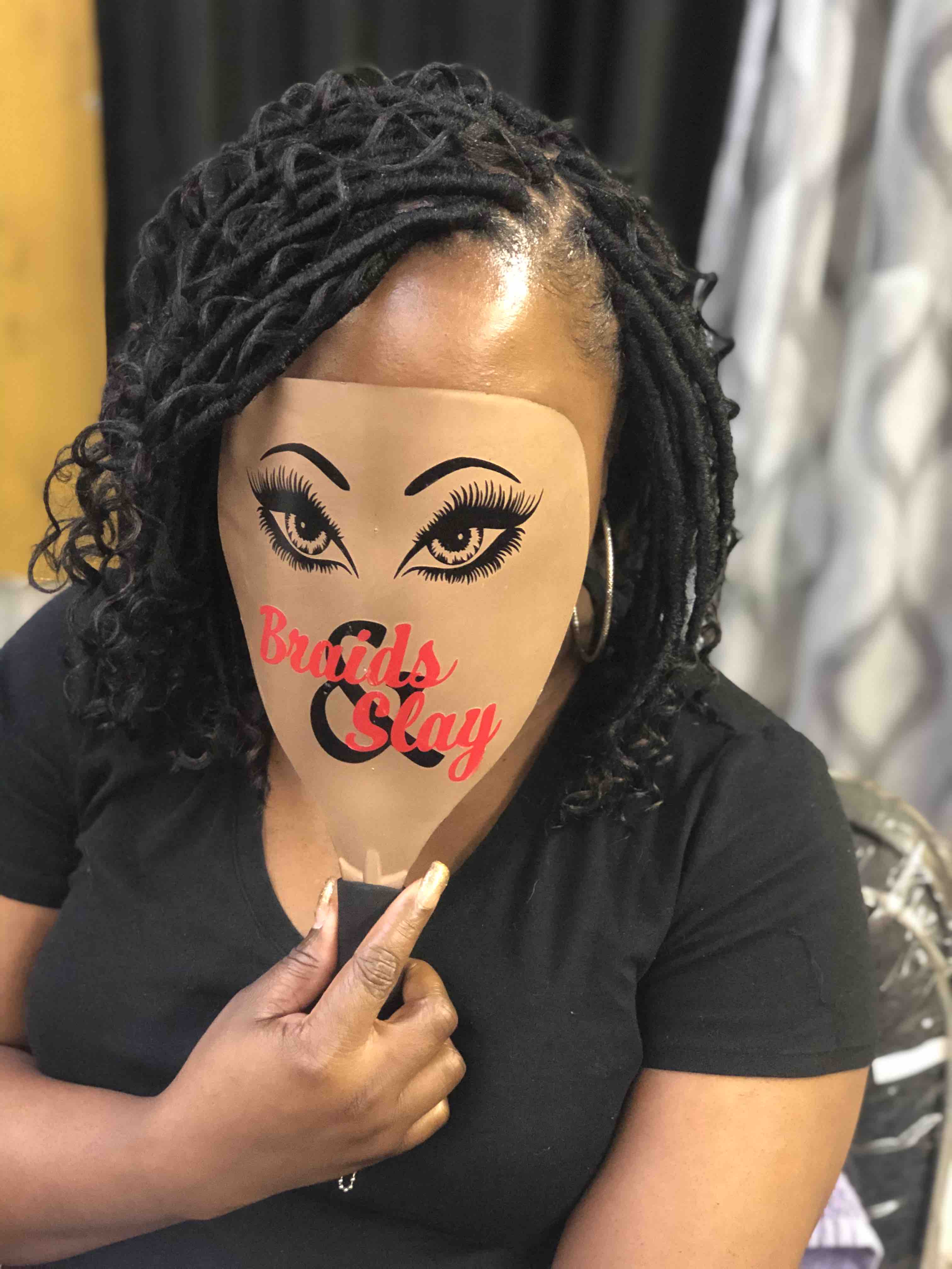 Faux/goddess Loc Bob