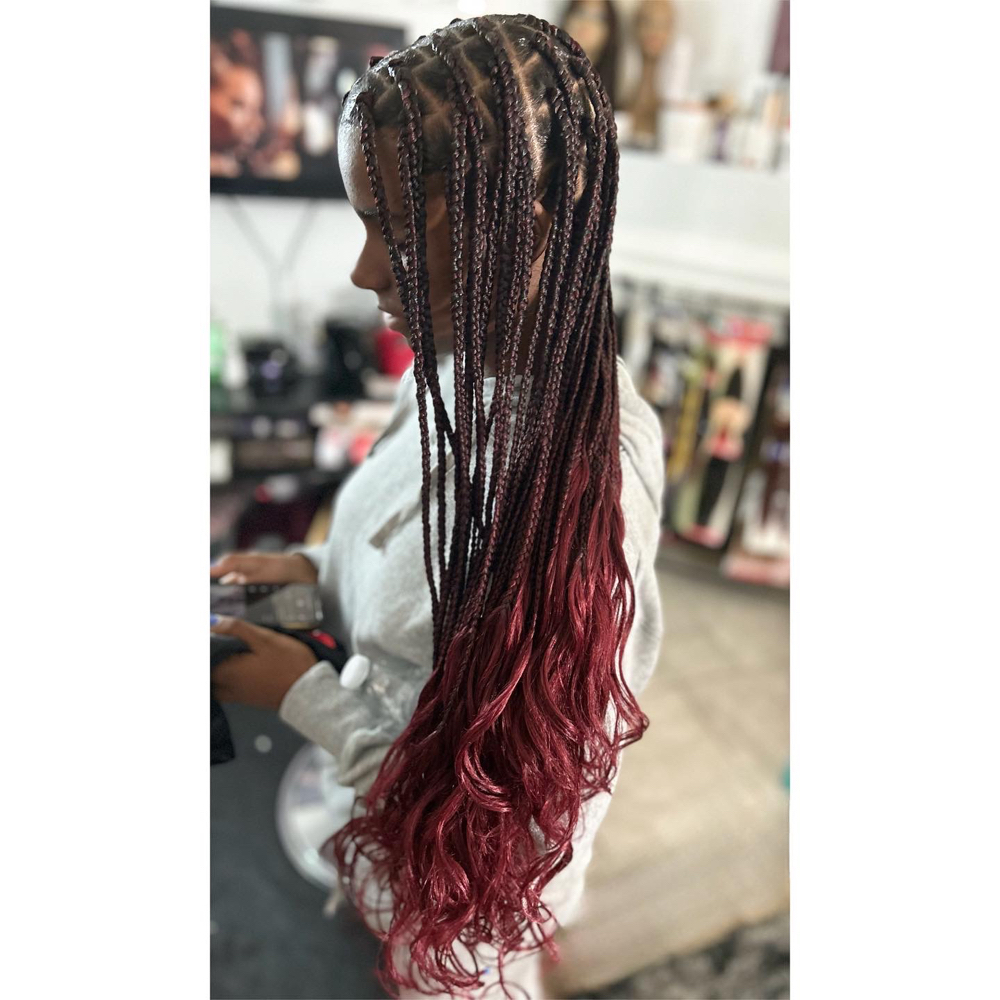Medium Pony braids